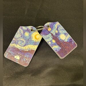 Starry Night Luggage Tags